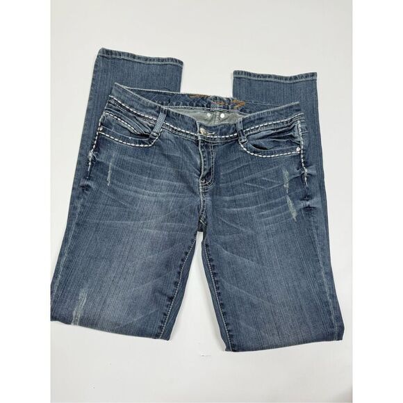 Seven7 Women's Straight Leg Denim Jean Size 8 - Picture 1 of 10